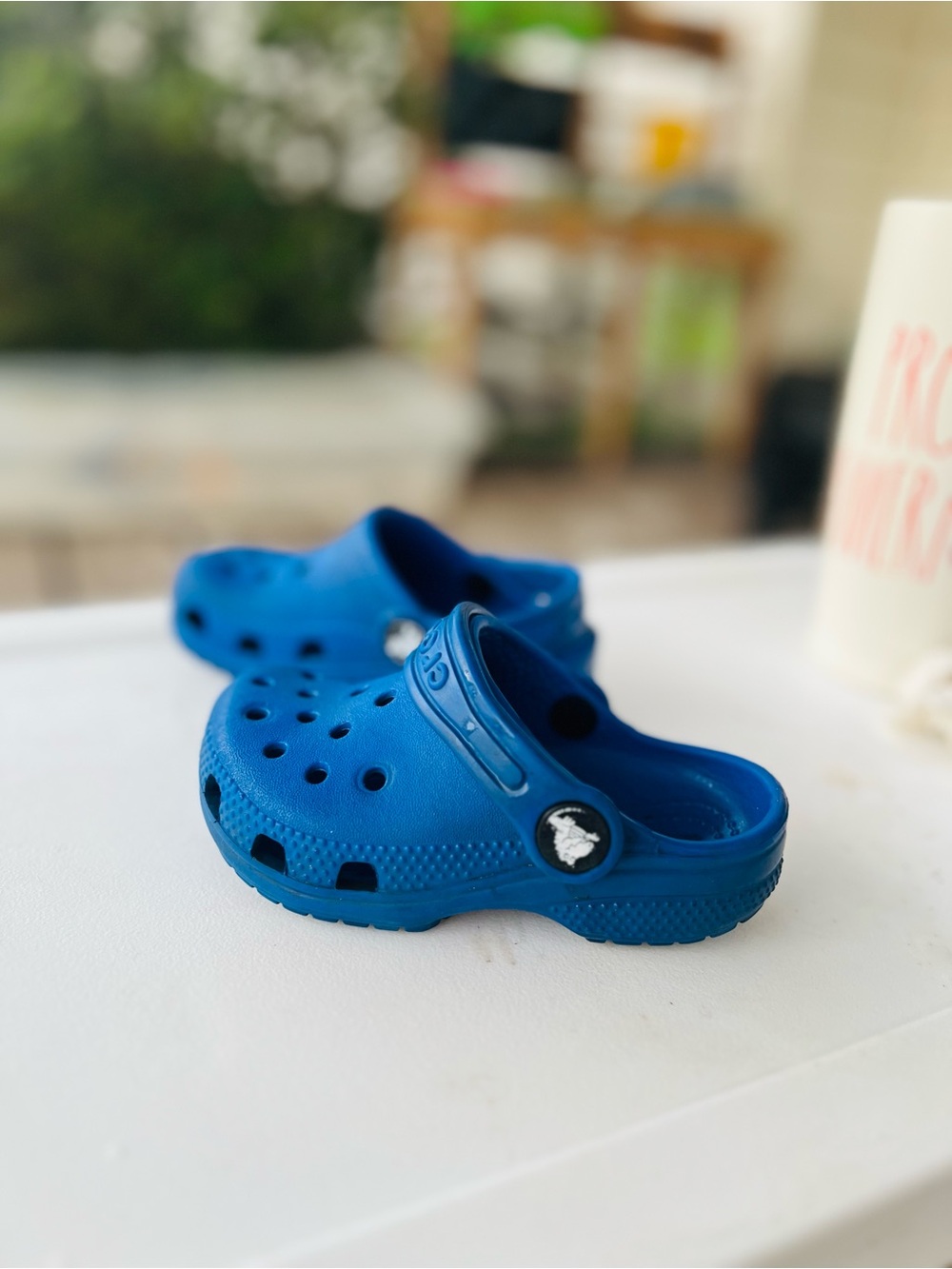 CROCS Kids Royal Blue Classic Clog Sandals Toddler Size 7